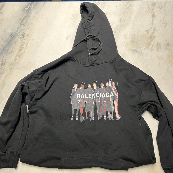 Real balenciaga hoodie hotsell